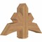 Ekena Millwork Davenport Timber Gable Bracket, Western Red Cedar, 36"W x 21"H x 5 1/2"D x 5 1/2"F, 14/12 Pitch GBW036X21X0606DAV00SWR - alternate 2